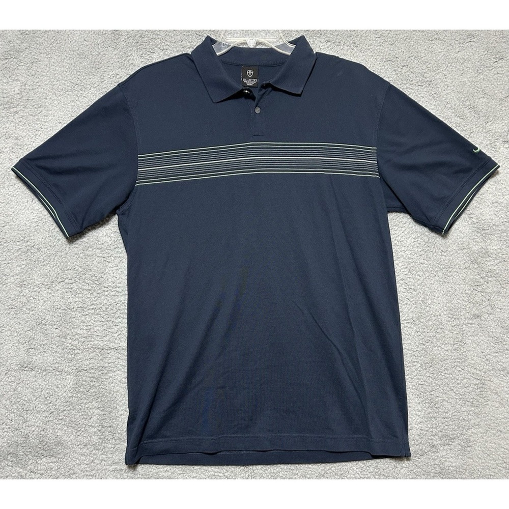 Nike Golf Tour Performance Mens XL Gray Polo Shirt Short Sleeve